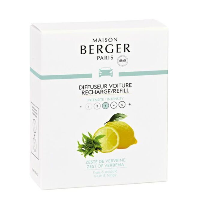 Maison Berger Set of 2 Zest of Verbena ceramic refills-1
